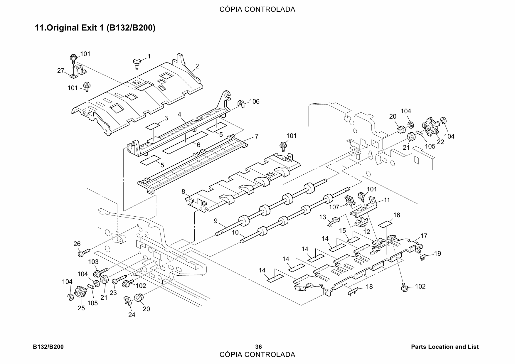 RICOH Aficio 3260C 5560 B132 B181 B200 Parts Catalog-3